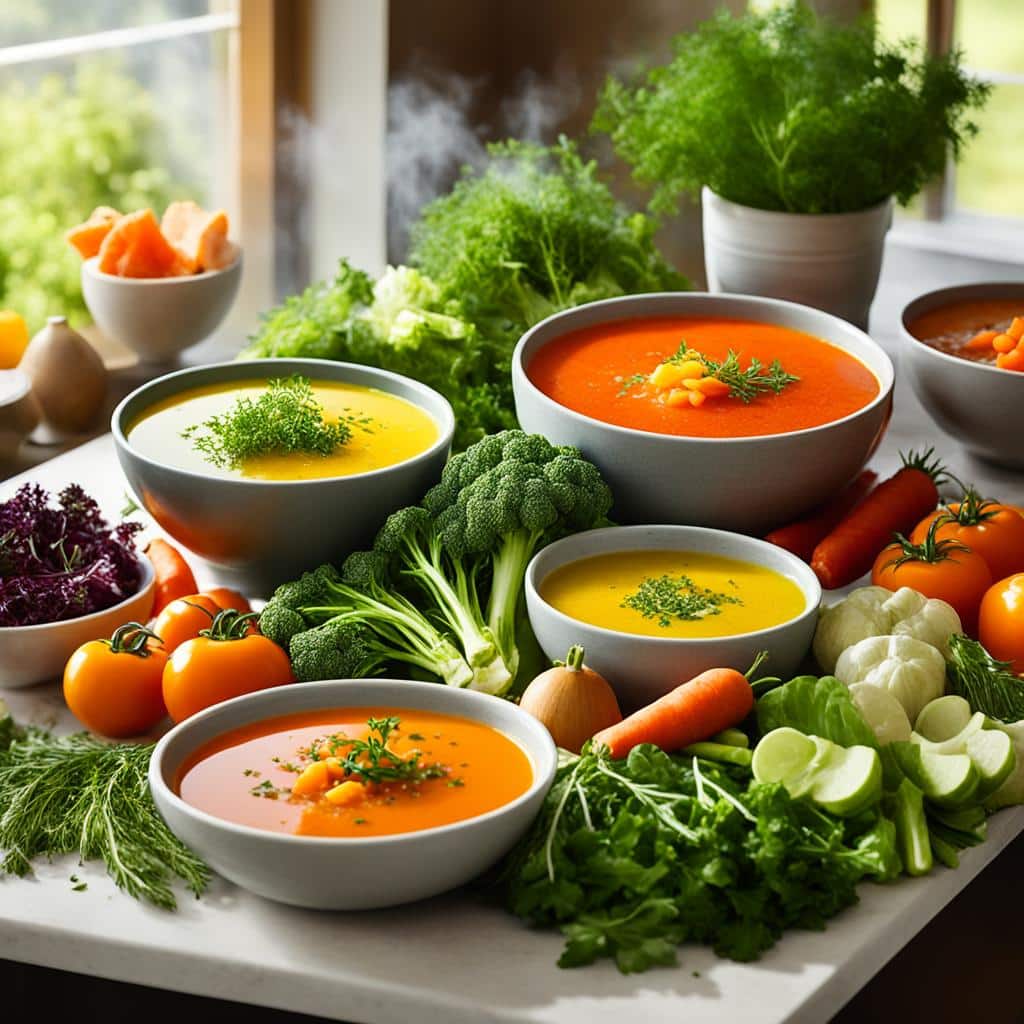 Vegetarische Suppen für jede Jahreszeit