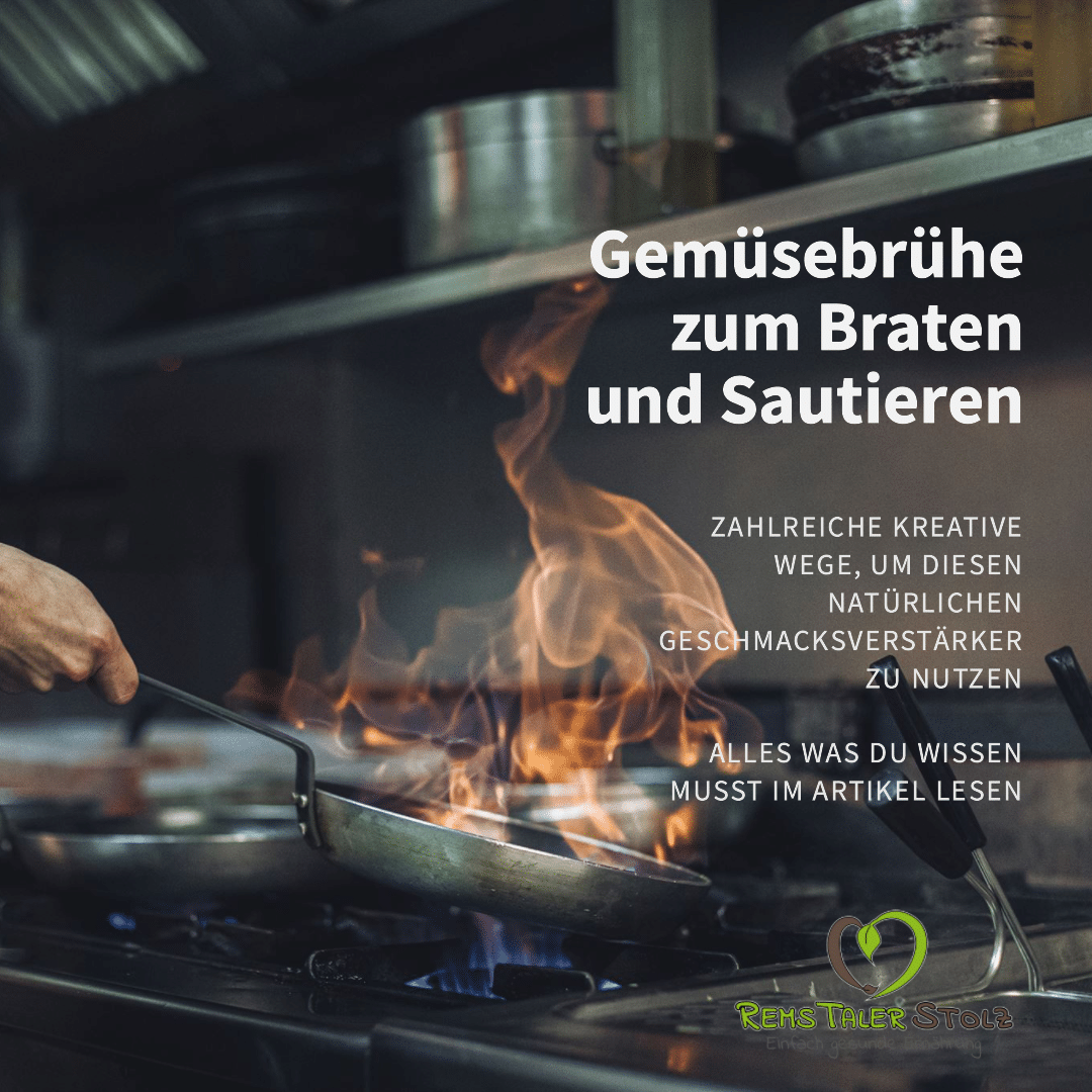 Gemüsebrühe zum Braten und Sautieren