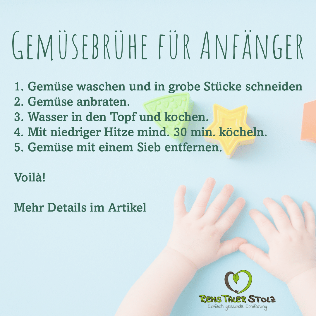 Gemüsebrühe für Anfänger