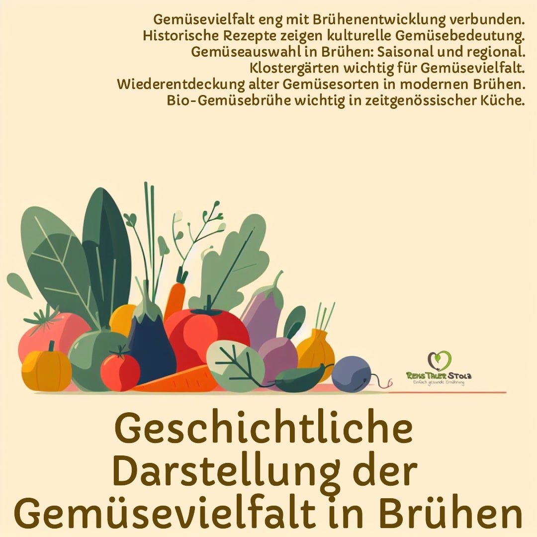 Geschichtliche Darstellung der Gemüsevielfalt in Brühen