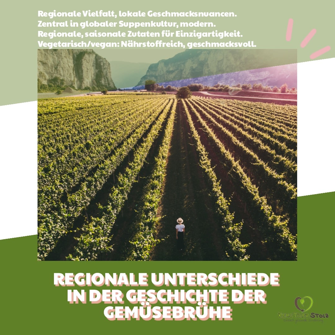 Regionale Unterschiede in der Geschichte der Gemüsebrühe