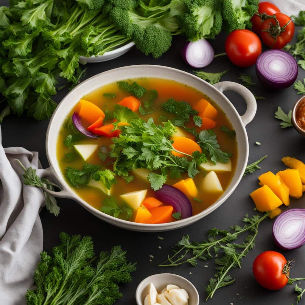 Anpassung vegane Gemüsebrühe