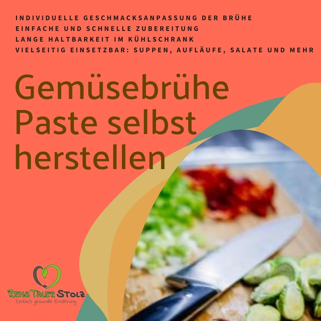 Gemüsebrühe Paste selbst herstellen