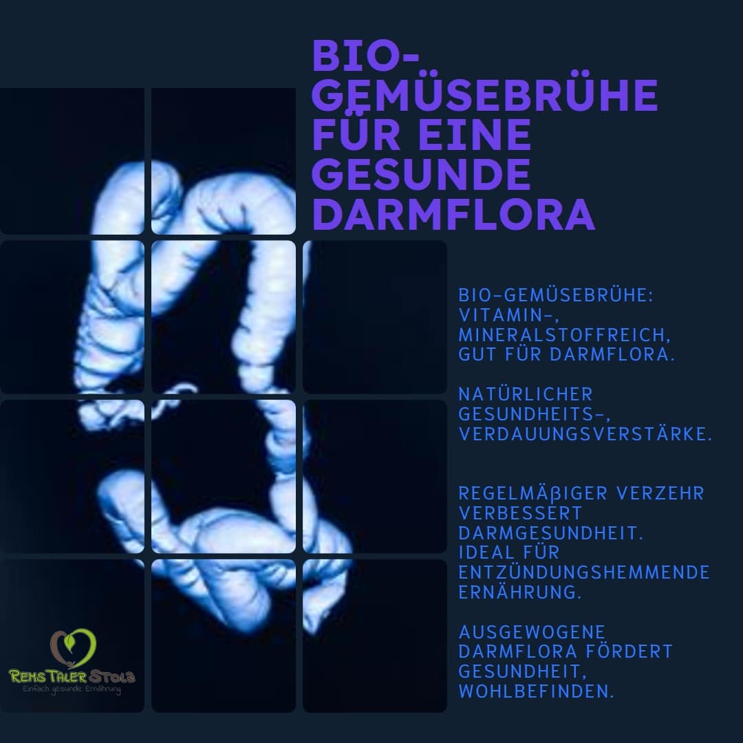 Bio-Gemüsebrühe für eine gesunde Darmflora