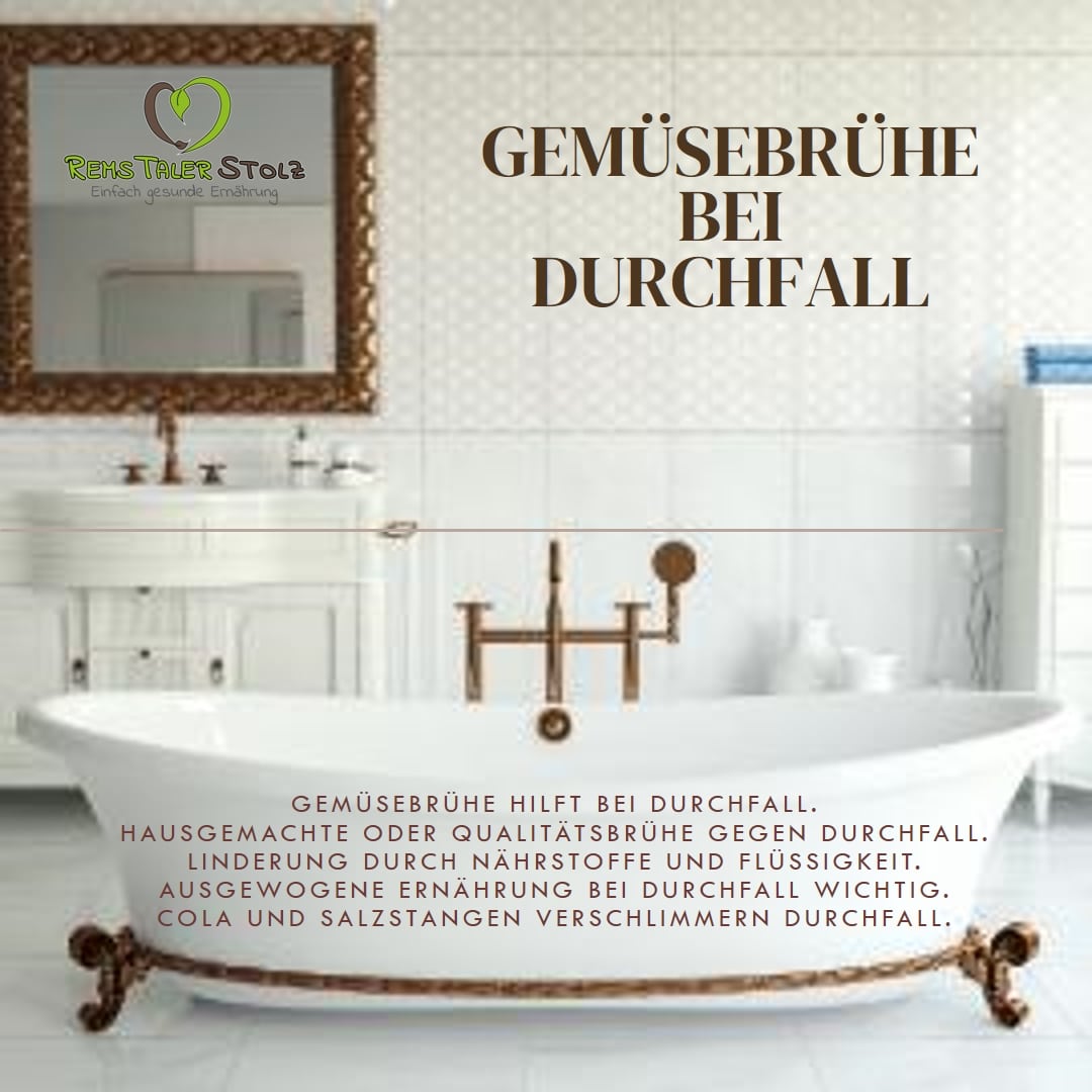 Gemüsebrühe bei Durchfall