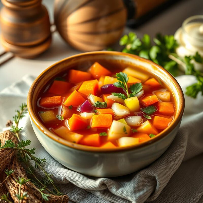 Gemüsebrühe im Fasten So hilft sie dir, während des Fastens Energie zu haben