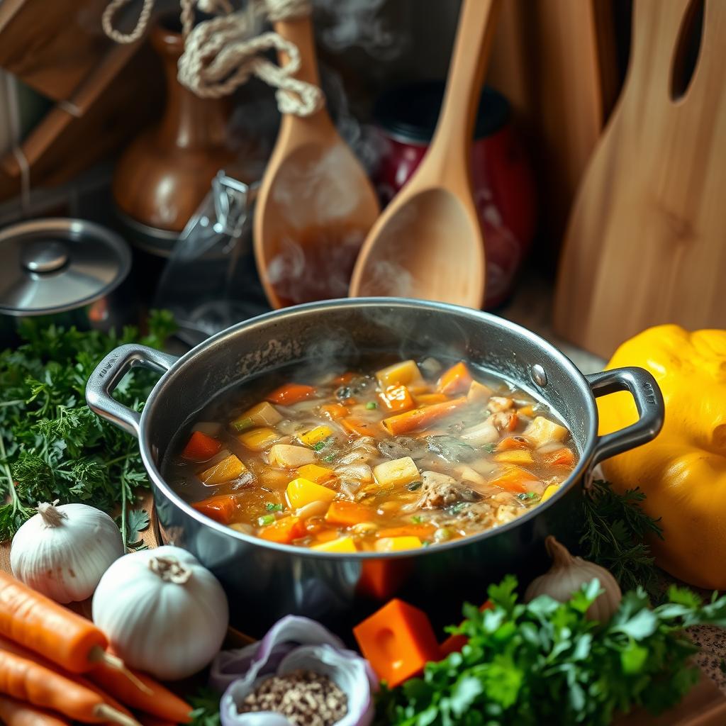 vegetarische Bratensoße kochen